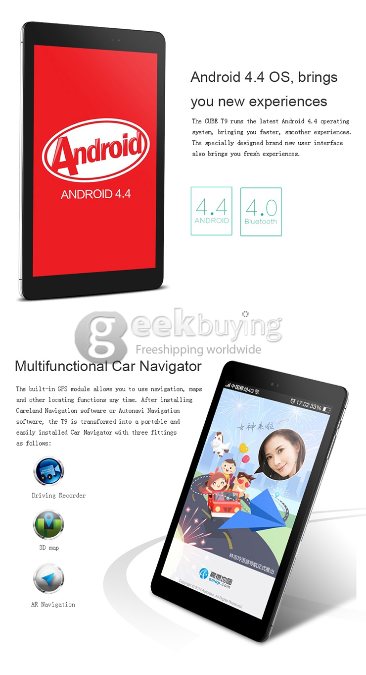 Cube T9 4G Phablet 9.7