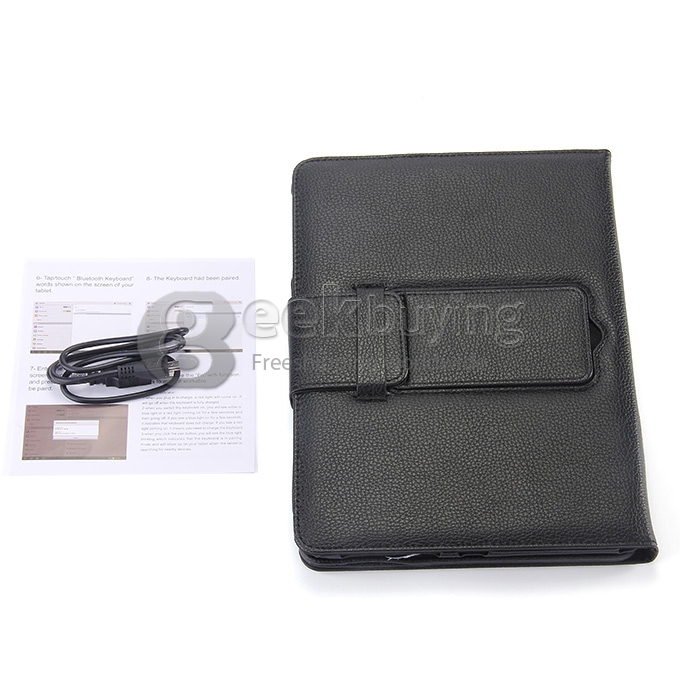 Removable Rechargeable Bluetooth Wireless Keyboard Case Cover For Samsung Galaxy Tab S 10.5