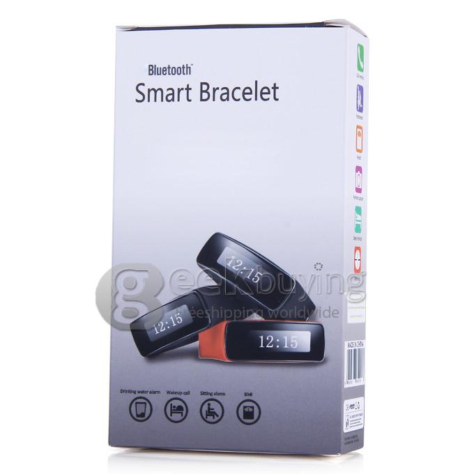 HX-V5 Waterproof Smart Wristband Bluetooth 4.0 OLED Screen Bracelet For iOS Android - Blue