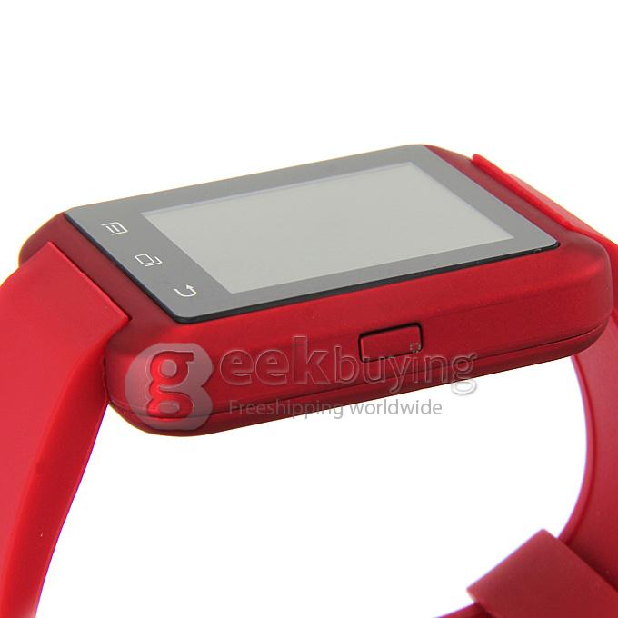 Smart U8 MTK Wrist Watch BT3.0 U 2.4GHz Watch 230mAh For iPhone/Samsung S4/Note 2/3 Android Smartphones - Red