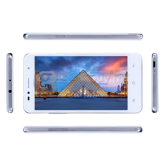 SISWOO C50 5.0inch 4G FDD-LTE Android 5.0 Smartphone MTK6735 Quad Core 1GB RAM 8GB ROM 8.0MP IPS HD - White