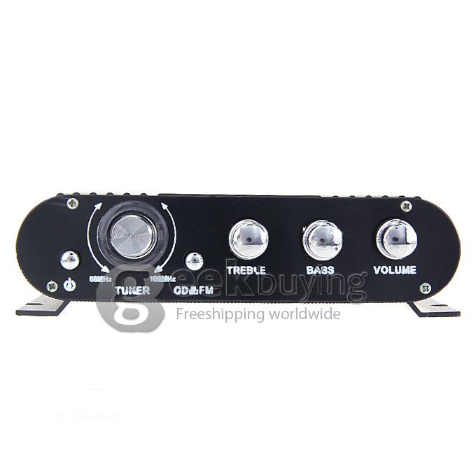 DianXin FM-103 Car Amplifiers 200 Watts FM Radio Car Motorcycle Power Amplifiers Wireless Amplifiers