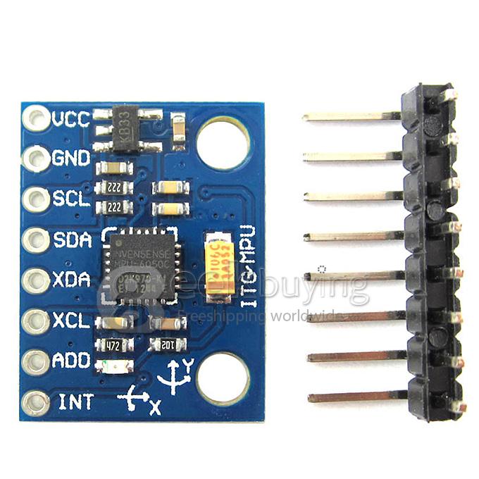 GY-521 MPU-6050 Module Three Axis Accelerometer Sensor Module For Arduino Raspberry Pi AVR ARM