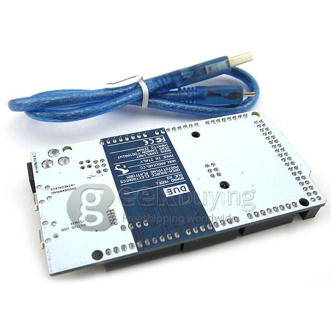 Arduino Quality DUE Development Board AT91SAM3X8E 32-bit ARM Coretex-M3 Microcontroller w/USB Cable