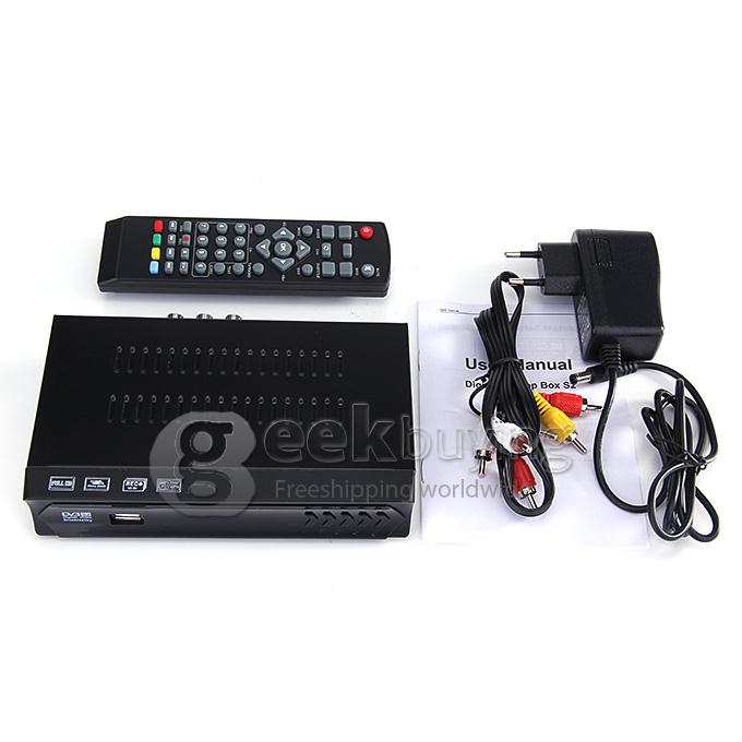 OEM DVB-S2 HD Digital Video Broadcasting Receiver 950-2150MHz MPEG-2/-4 H.264 Set Top Box Full Multimedia Player