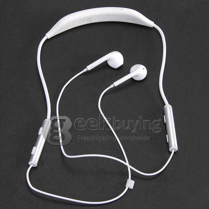 New AEC BQ-621 Sport BT4.1 NFC Stereo Headset Sweatproof Earphone Bulit-in 2 MIC For Smartphones - White
