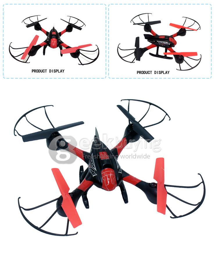 SKY HAWKEYE 1315S 5.8G FPV Real Time Transmission 2.4G 4CH 6 Axis RC Quadcopter with 0.3MP Camera Headless Mode -Red