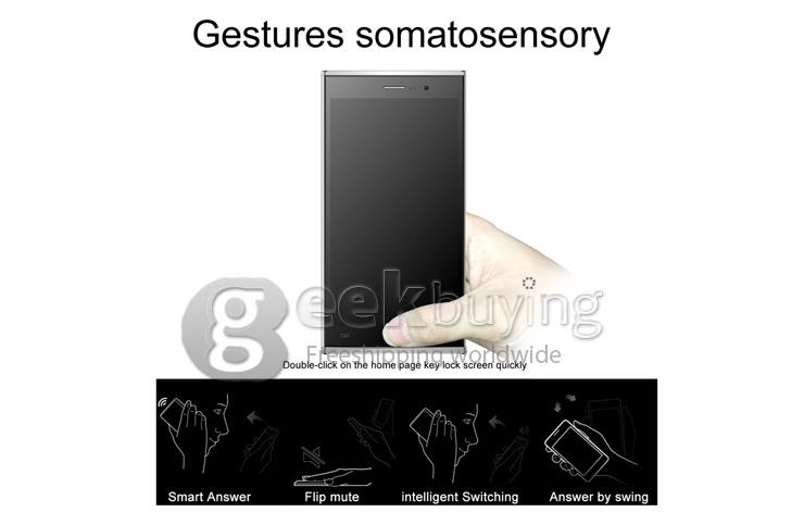 Uhappy UP920 5.5inch FHD Android 4.4 2GB 16GB 18.0MP 8.0MP Smartphone MTK6592 Octa Core 1.7GHz IPS 3G/GPS Hotknot -Black