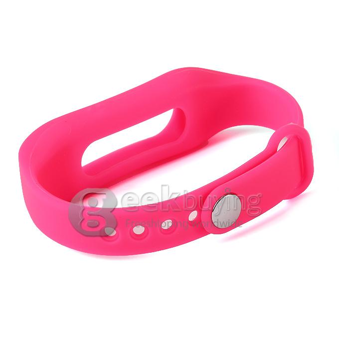 WR-06 Wearable Wristband Bracelet 4GB 70H Digital Voice Recorder Wrist Band WAV Recording Format - Pink