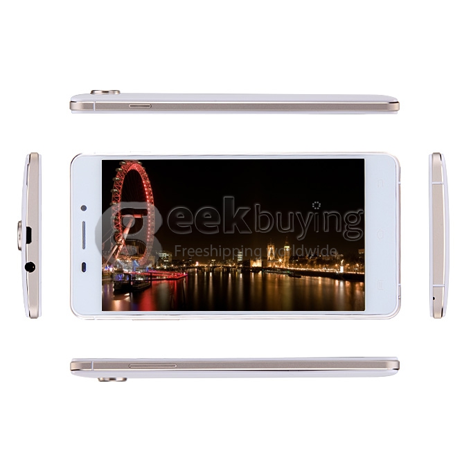 DOOGEE F2 IBIZA 5.0 Inch Android 4.4 Smartphone 4G FDD-LTE 64-Bits MTK6732 Quad Core 1.5GHz 13.0MP 1GB/8GB - White
