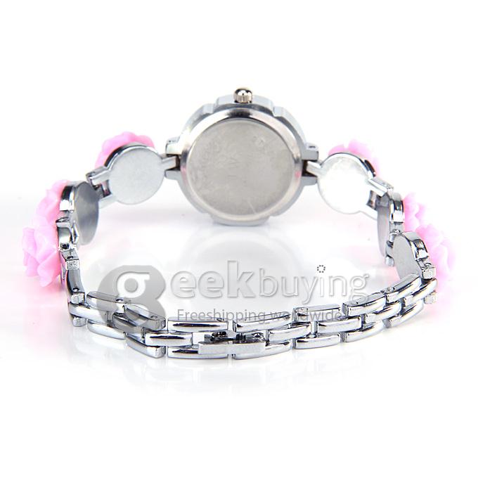 JW 8057L Fashion Rose Bracelet Watches - Pink