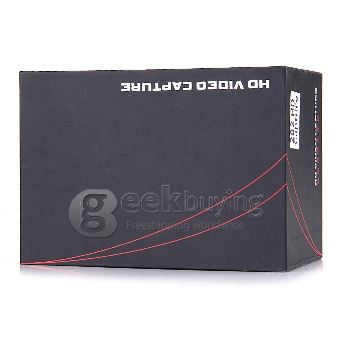 282 1080P HD Video Adopter, HD Game Adopter, HDMI/YPbPr Recorder into USB Disk - White