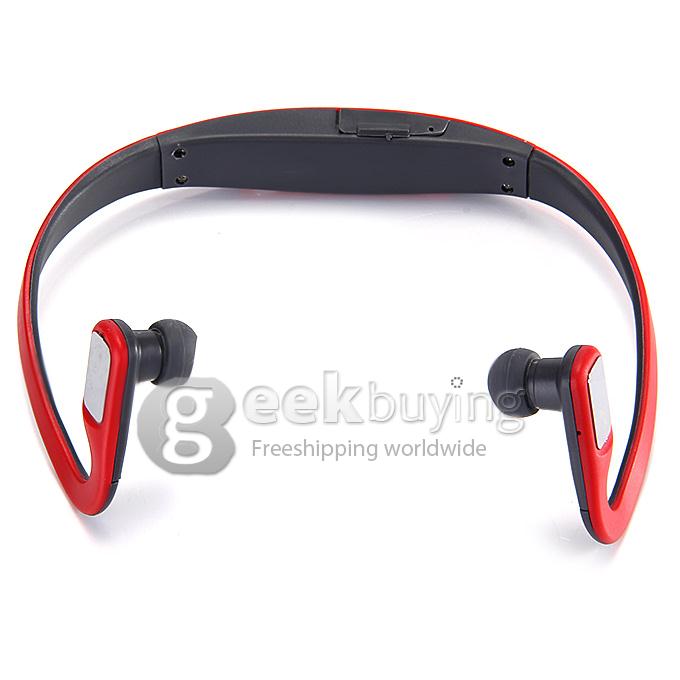New BS15 Stereo Wireless Earphone BT3.0 Sports Headphone Fashion Running Earphone For Iphone Samsung HTC - Red