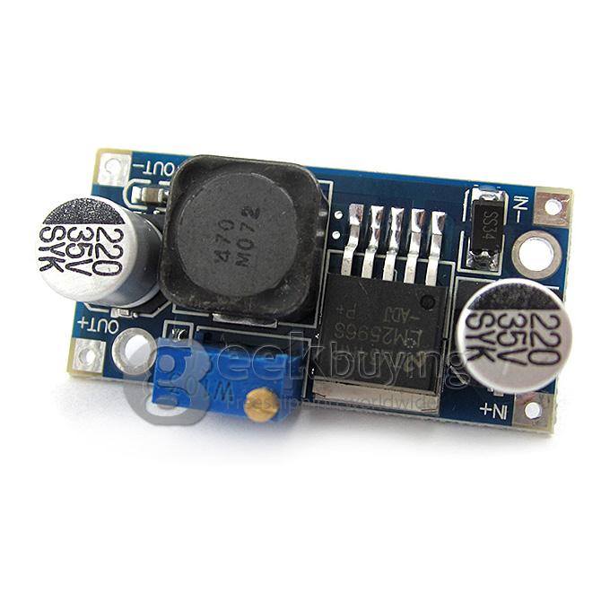 LM2596 DC-DC Voltage Stabilizer Regulator Module 5V/12V/24V Adjustable For Arduino Raspberry Pi AVR ARM