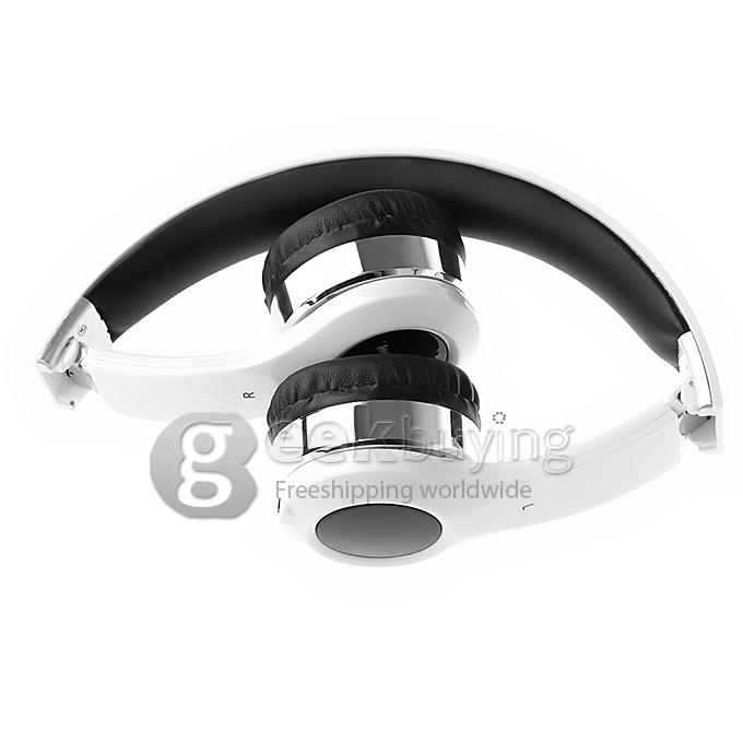 Stretchable Foldable Wireless Bluetooth V3.0 Headset Headphone With Mic For iPhone6 iPhone 6Plus S6 S6 Edge iPhone 6s - White