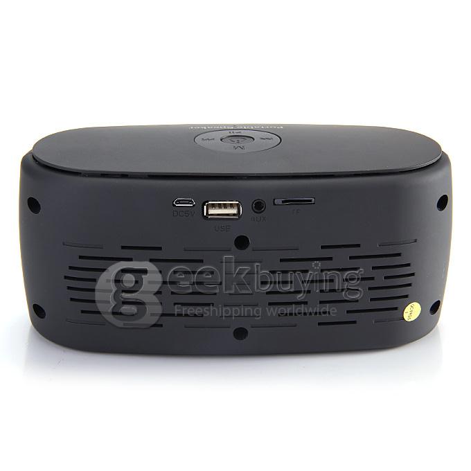 New YPS-B30 HIFI BT2.0+EDR Speaker MP3 Wireless USB Amplifier Stereo Sound Box With MIC Support TF Card - Black