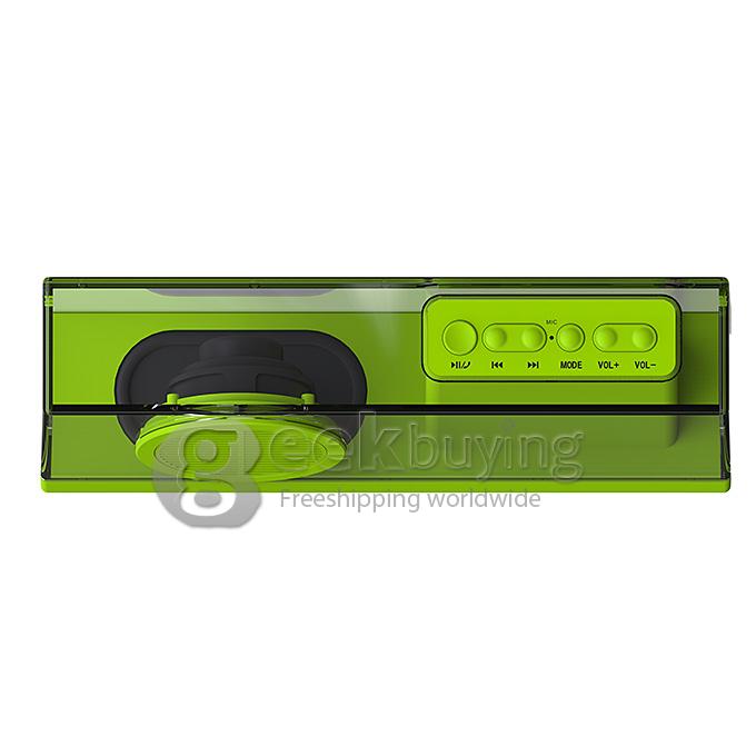 Nizhi Sardine SDY033 Mini Wireless Bluetooth 2.0 Speaker With Mic Support TF Card FM Radio - Green