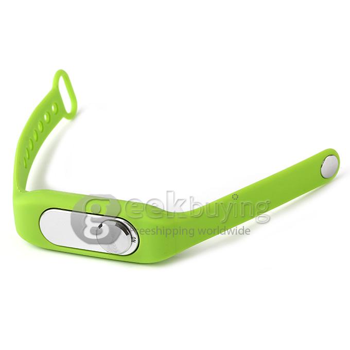 WR-06 Wearable Wristband Bracelet 8GB 140H Digital Voice Recorder Wrist Band WAV Recording Format - Green