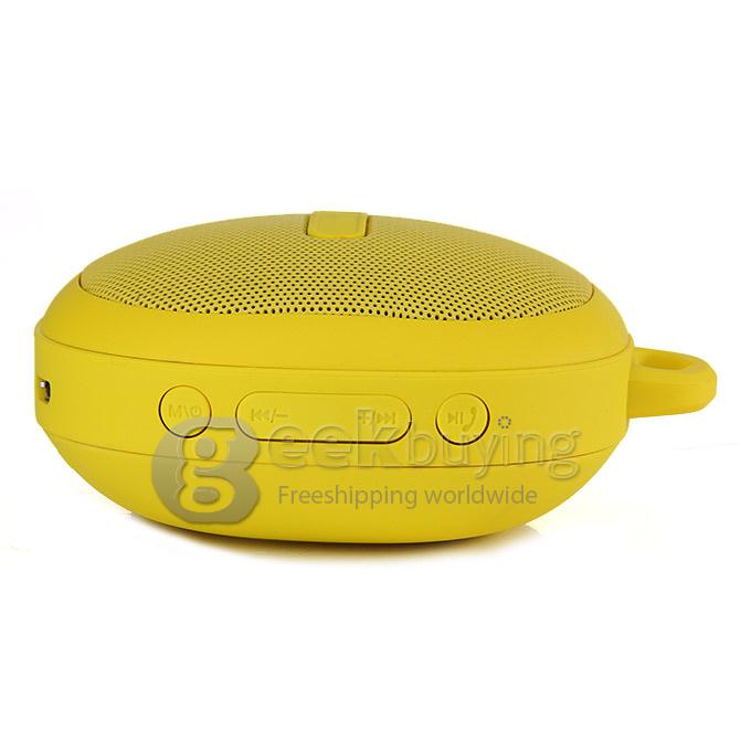 M2650 Wireless Bluetooth Speaker Portable TF Card Audio Player 2.4GHZ Music Speaker - Yellow