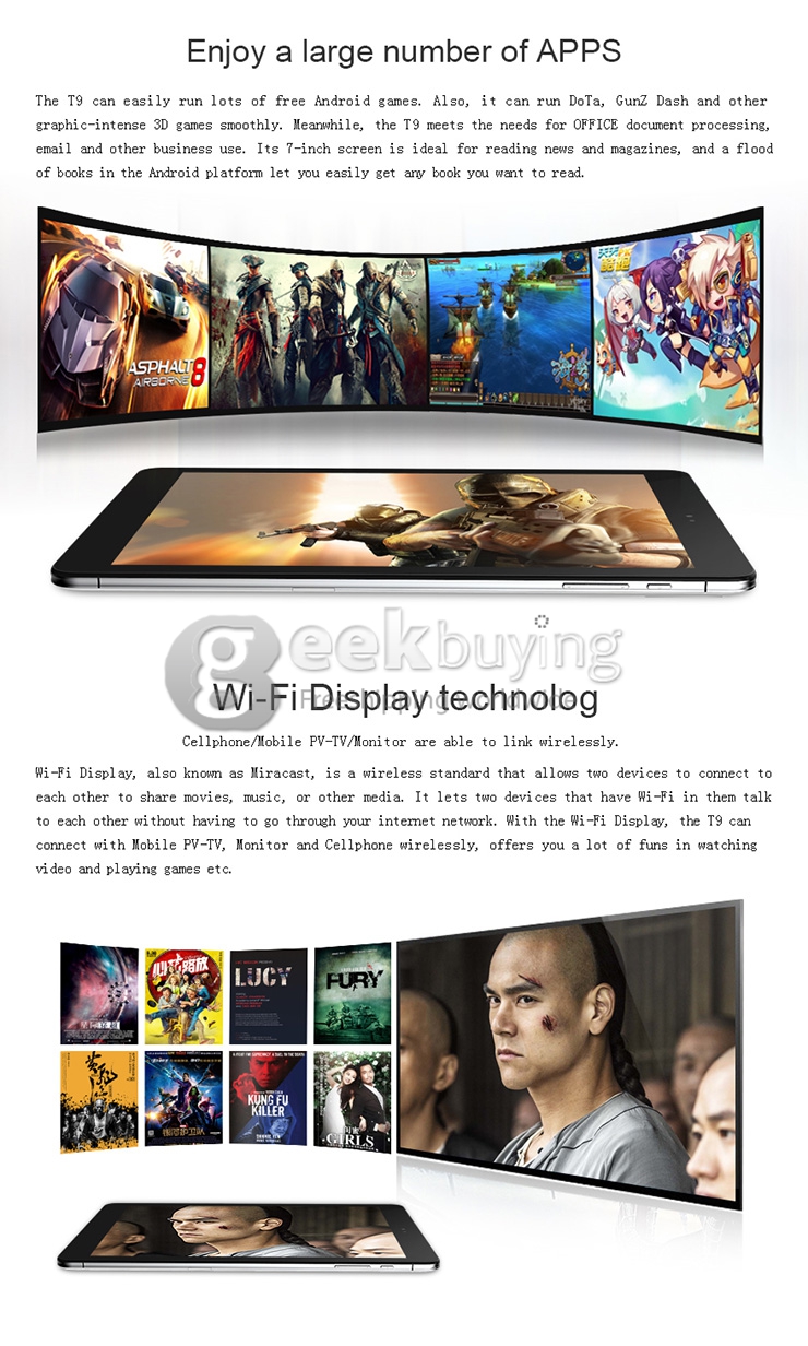 Cube T9 4G Phablet 9.7