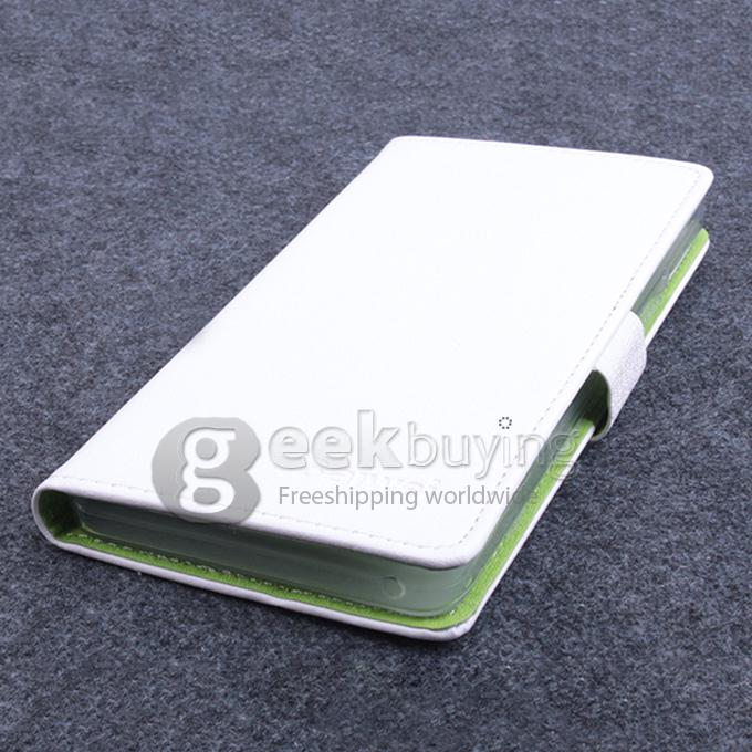 Protective PU Leather Case Hard Case Cover with for Lenovo Lemo K3 Note - White