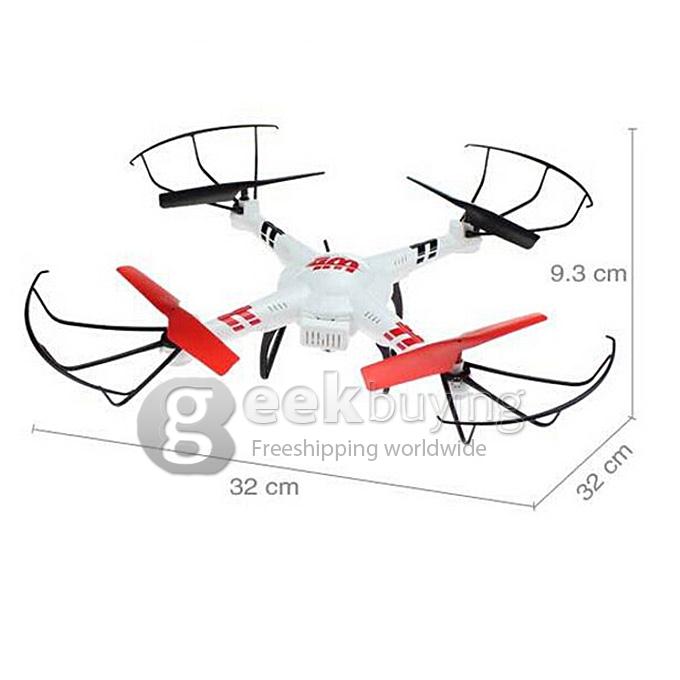WLtoys V686G FPV Headless Mode RC Quadcopter 2.4GHz 4CH 6-axis with 2MP Camera LED Light RTF - White