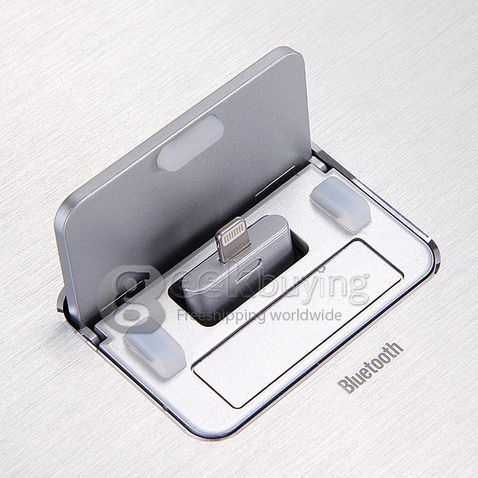 RSR DS406 Ultra-Portable Wireless Bluetooth Speaker FM Radio Alarm Clock Docking iPhone/iPad Alarm Clock Speaker