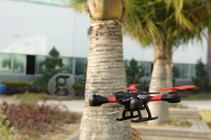 SKY HAWKEYE 1315S 5.8G FPV Real Time Transmission 2.4G 4CH 6 Axis RC Quadcopter with 0.3MP Camera Headless Mode -Red