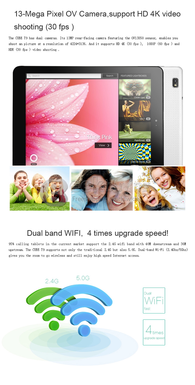 Cube T9 4G Phablet 9.7