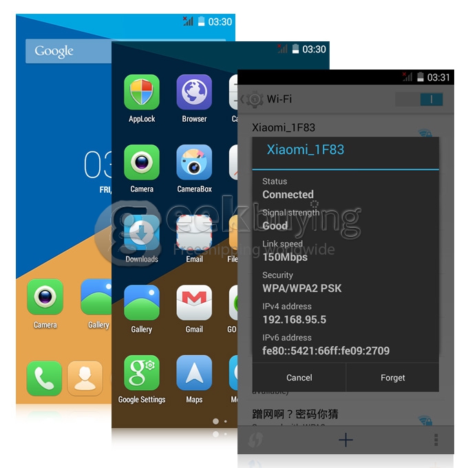 DOOGEE F2 IBIZA 5.0 Inch Android 4.4 Smartphone 4G FDD-LTE 64-Bits MTK6732 Quad Core 1.5GHz 13.0MP 1GB/8GB - White