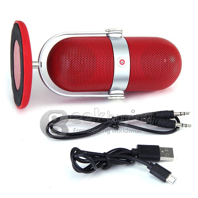 New JY-13 TF Card BT3.0 Wireless NFC Bluetooth Speaker Portable 25m Audio Player for Iphone Samsung Ipad - Red