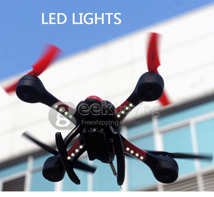 SKY HAWKEYE 1315S 5.8G FPV Real Time Transmission 2.4G 4CH 6 Axis RC Quadcopter with 0.3MP Camera Headless Mode -Red