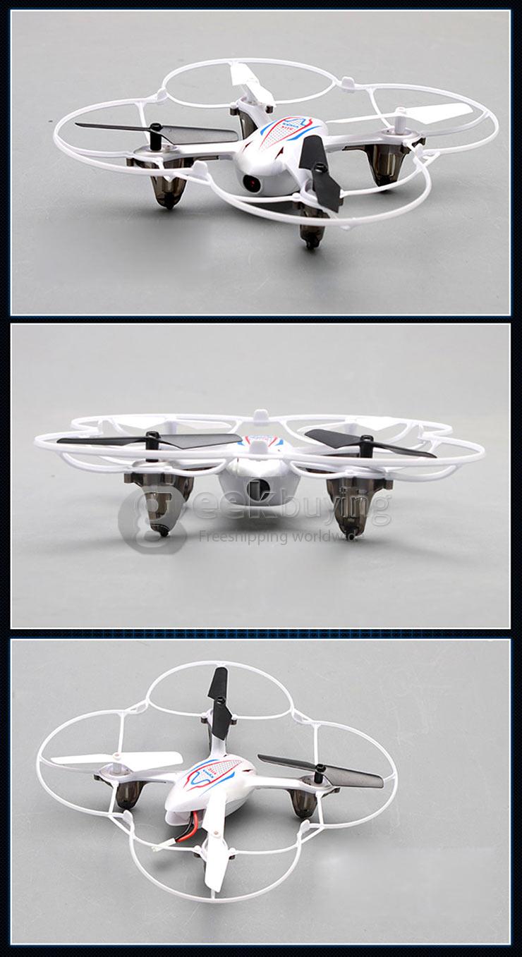 Syma X11C 2.4G 4CH 6 Axis RC Quadcopter with 2.0MP Camera 360 Degree Stunt Function - White