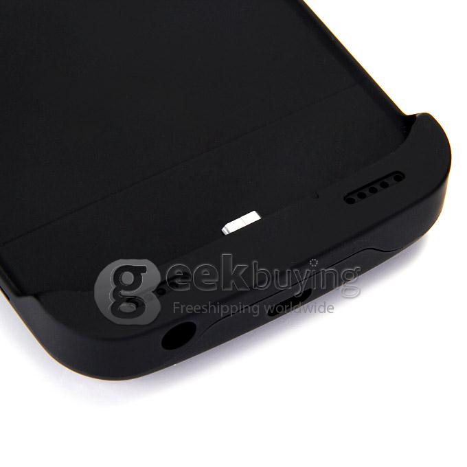 4200mAh Battery Power Pack Charger Cover Case For Samsung Galaxy S6 S6 Edge G9200 - Black