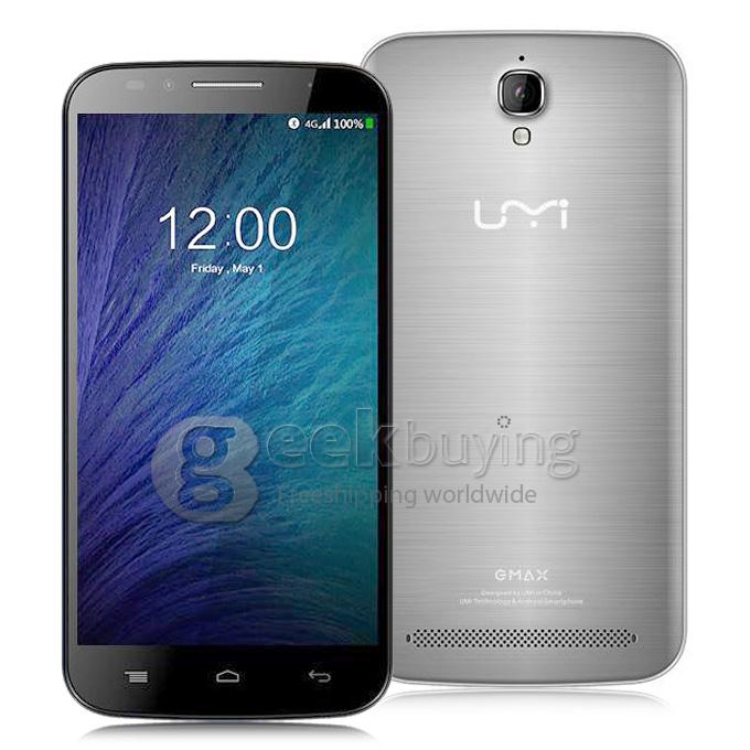 UMI EMAX 4G LTE 5.5inch FHD Android 4.4 2GB 16GB Smartphone 64bit MTK6752 Octa Core 1.7 GHz 13.0MP Miracast OTG - Silver