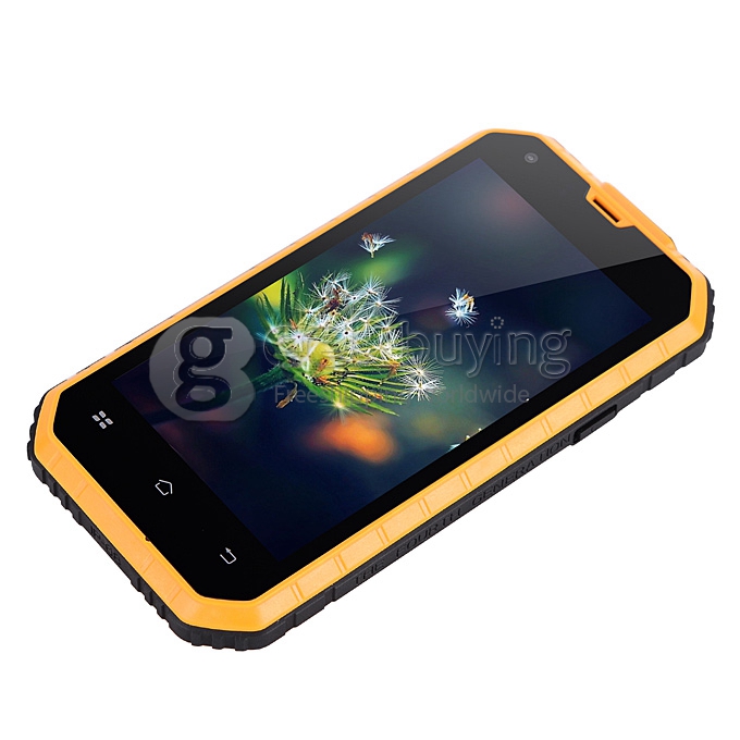NO.1 M2 IP68 4.5inch Android 4.4 Smartphone MTK6582 Quad Core 1.3GHz 1GB 8GB 13.0MP 5.0MP 3G - Orange