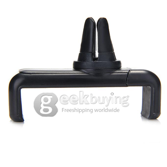 K6 Car Mount Stand Holder Universal 6 Inch Mobile Cell Phone Holder Air Vent plus for IPhone 6 Plus Samsung S6 iPhone 6s plus - Black