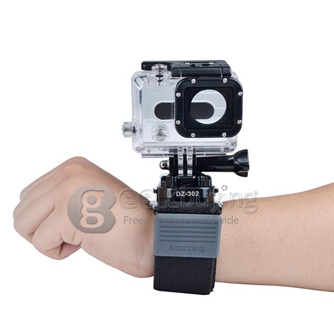 Dazzne DZ-302 Diving Housing Case Wrist Strap Band Mount 360 Rotate For GoPro Hero 1 2 3 3+ Dazzne P2/P2+