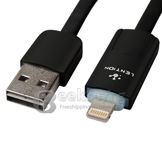 LENTION Halo Series 2 In 1 Data Cable 3.3FT 2M - Black