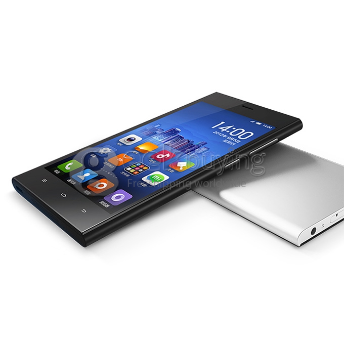Xiaomi Mi3 5.0Inch Glove Mode IPS Screen Snapdragon MSM8974AB 2GB RAM+16GB ROM 13.0MP Camera MIUI V5 OS with 3G/GPS/OTG/NFC - Black
