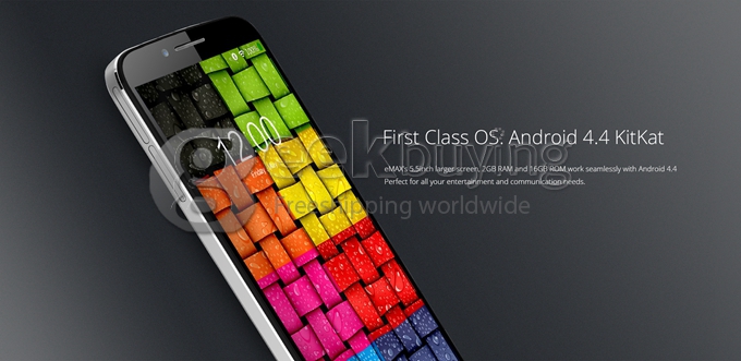 UMI EMAX 4G LTE 5.5inch FHD Android 4.4 2GB 16GB Smartphone 64bit MTK6752 Octa Core 1.7 GHz 13.0MP Miracast OTG - Gray