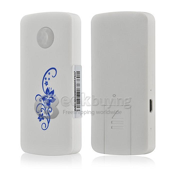 GSM A11 Intelligent Wireless Magnetic Sensor & Voice Trigger Door Alarm Home Security Door LBS Alarm System - White