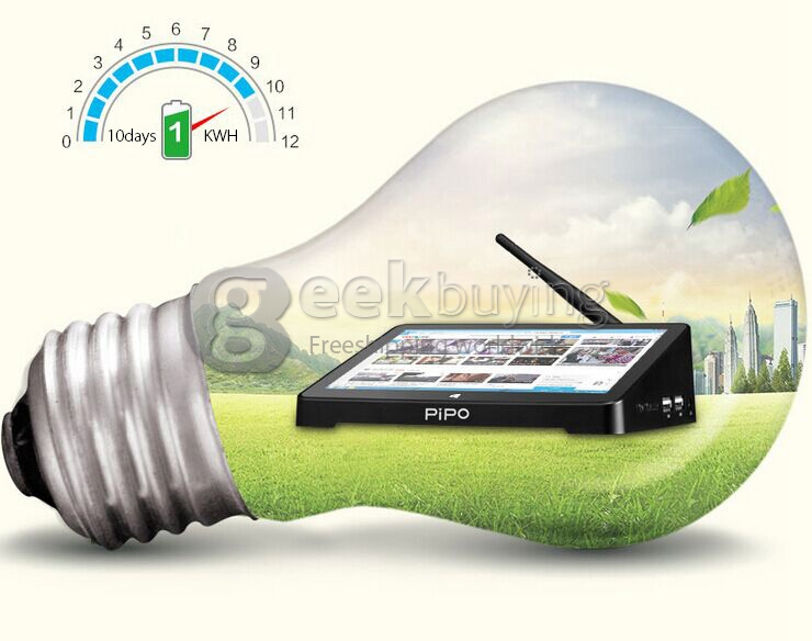 PIPO X8 Windows8.1 Android4.4 Dual Boot Intel Z3736F Quad Core Mini PC 7