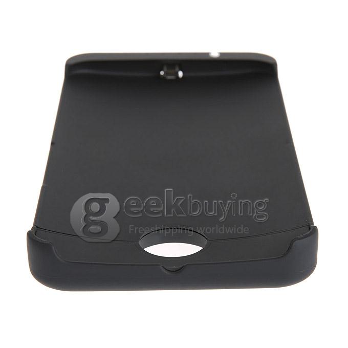 4200mAH External Backup Battery Powebank Cover Case For Google Nexus 6 - Black