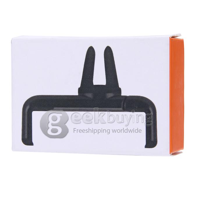 K6 Car Mount Stand Holder Universal 6 Inch Mobile Cell Phone Holder Air Vent plus for IPhone 6 Plus Samsung S6 iPhone 6s plus - Black