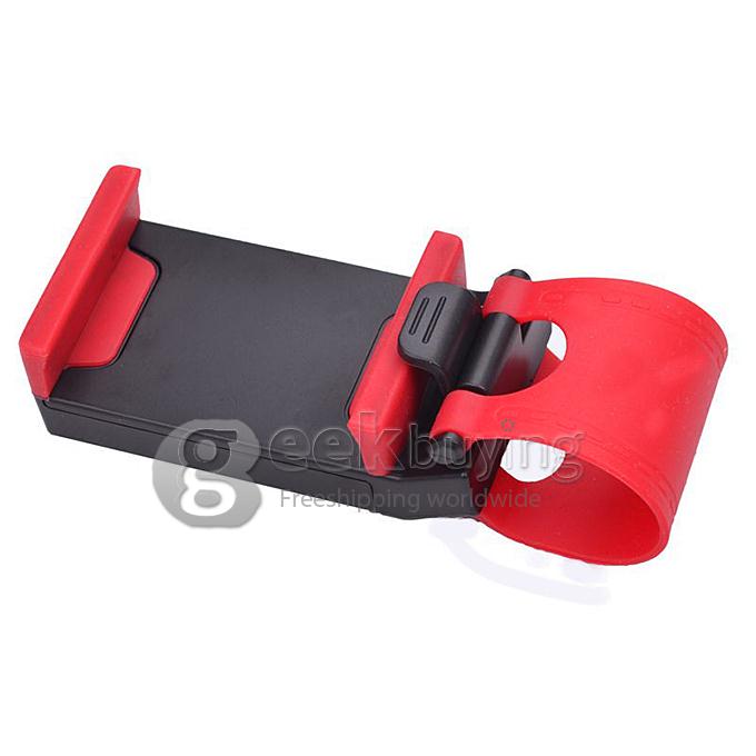 Steering Wheel Phone Socket Holder Smart Clip Car Mount for iPhone 4 4s 6 plus for Samsung Note 2 3 4 iphone 6s plus