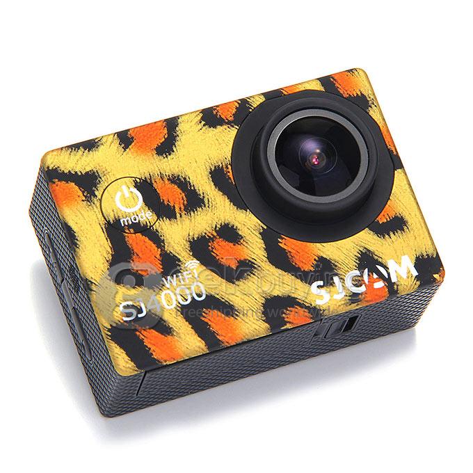 SJCAM Original SJ4000 WiFi Novatek 1080P 1.5 Inch 170 Degree A Wide Angle Outdoor Sports Home Security HD DV/CAR DVR - Leopard Print