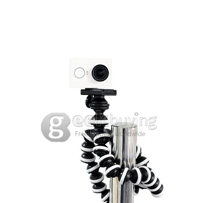 TELESIN GP-TRP-STD Octopus Holder for Xiaomi Yi Xiaoyi Sport Camera - Black+White