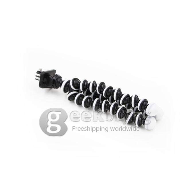 TELESIN GP-TRP-STD Octopus Holder for Xiaomi Yi Xiaoyi Sport Camera - Black+White