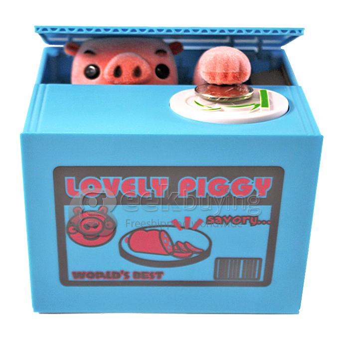 Stealing Coins Gift Money Bank Pig Money Box